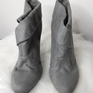 Gray Ankle Boots